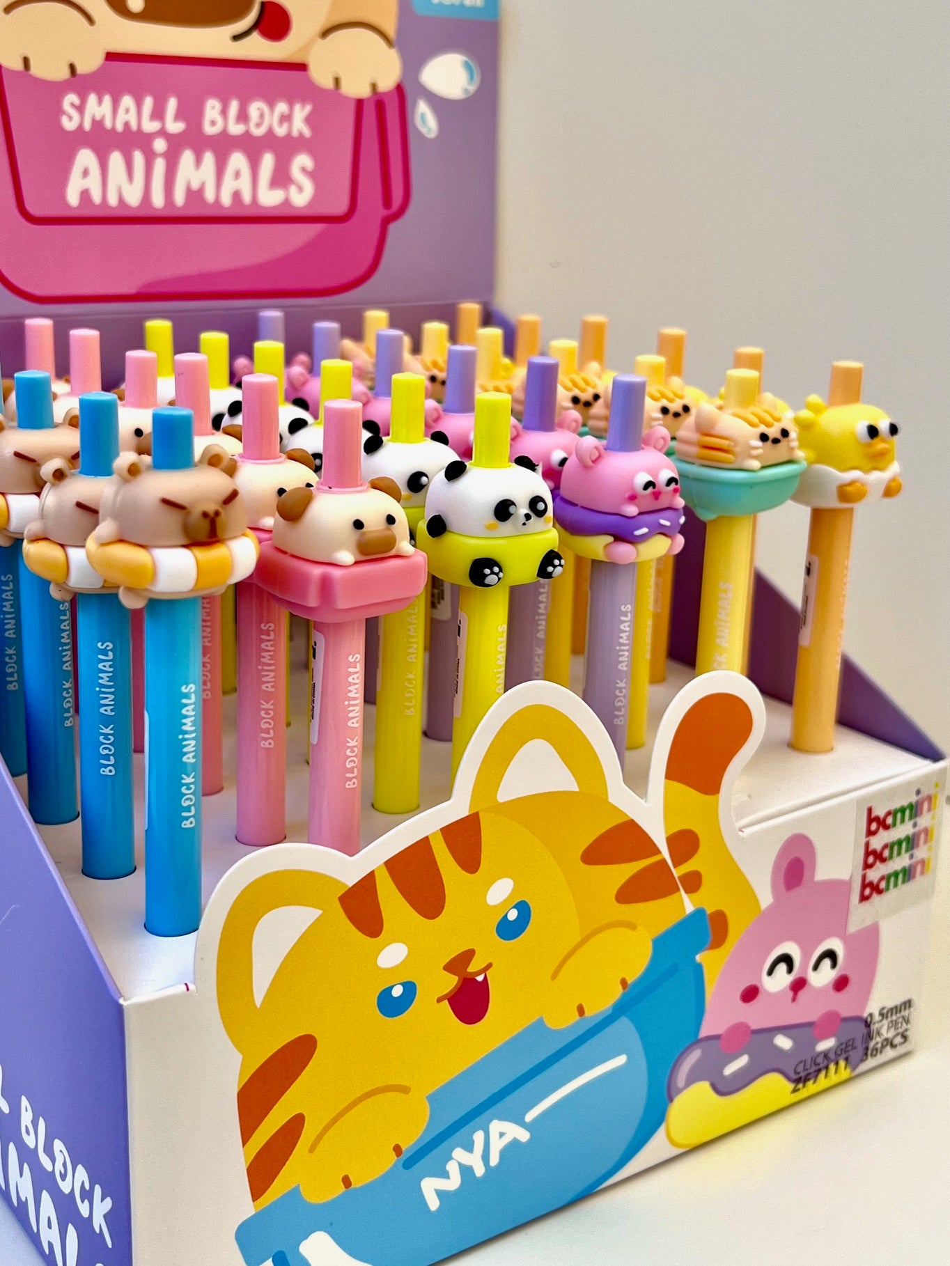 22652 ADORABLE ANIMALS RETRACTABLE GEL PEN-36