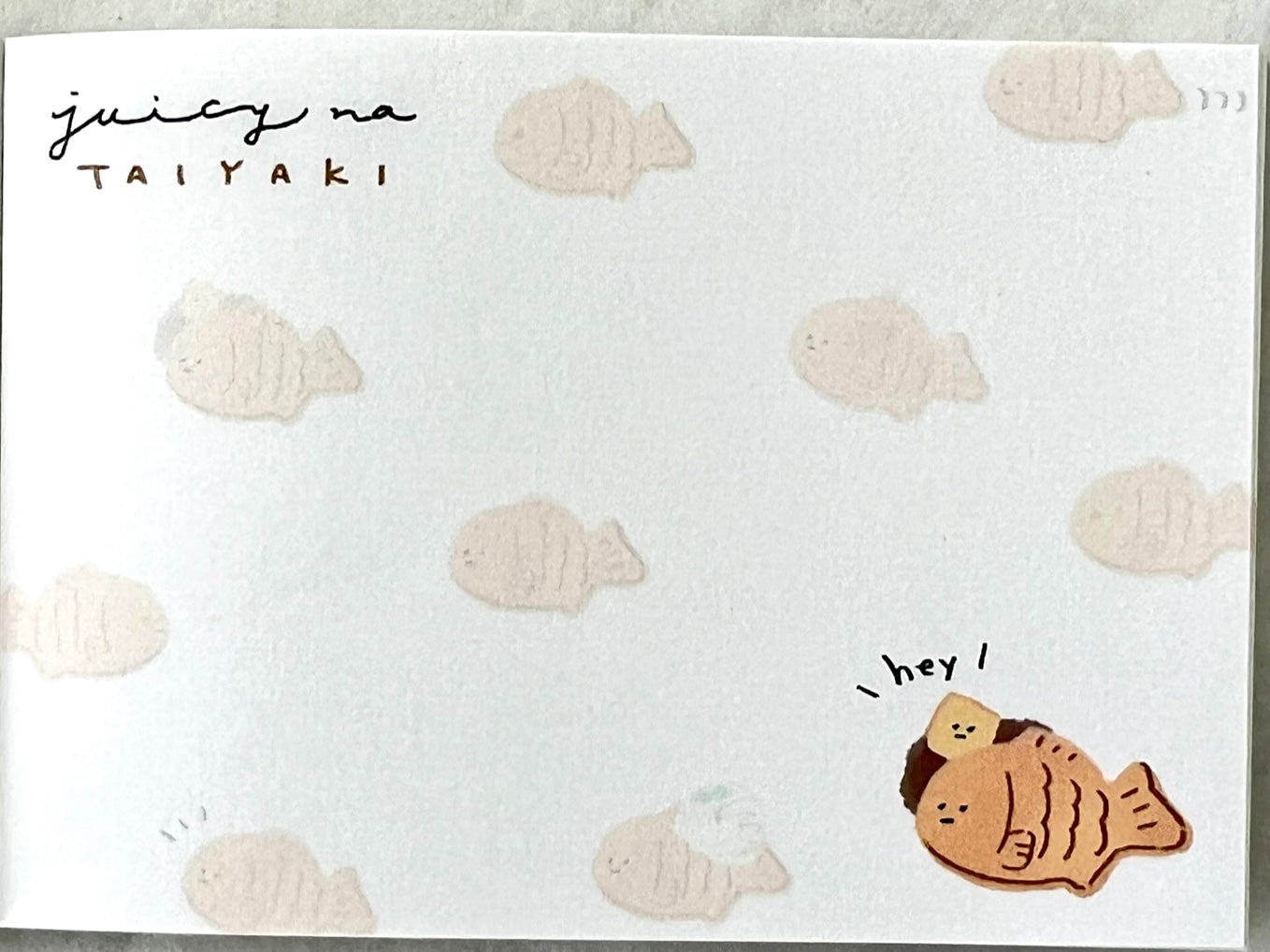 210998 Kamio Taiyaki Mini Notepad-10