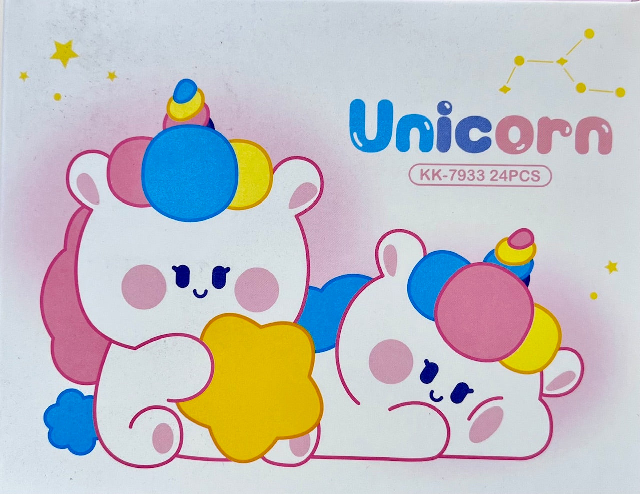 22610 UNICORN WIGGLE GEL PEN-24