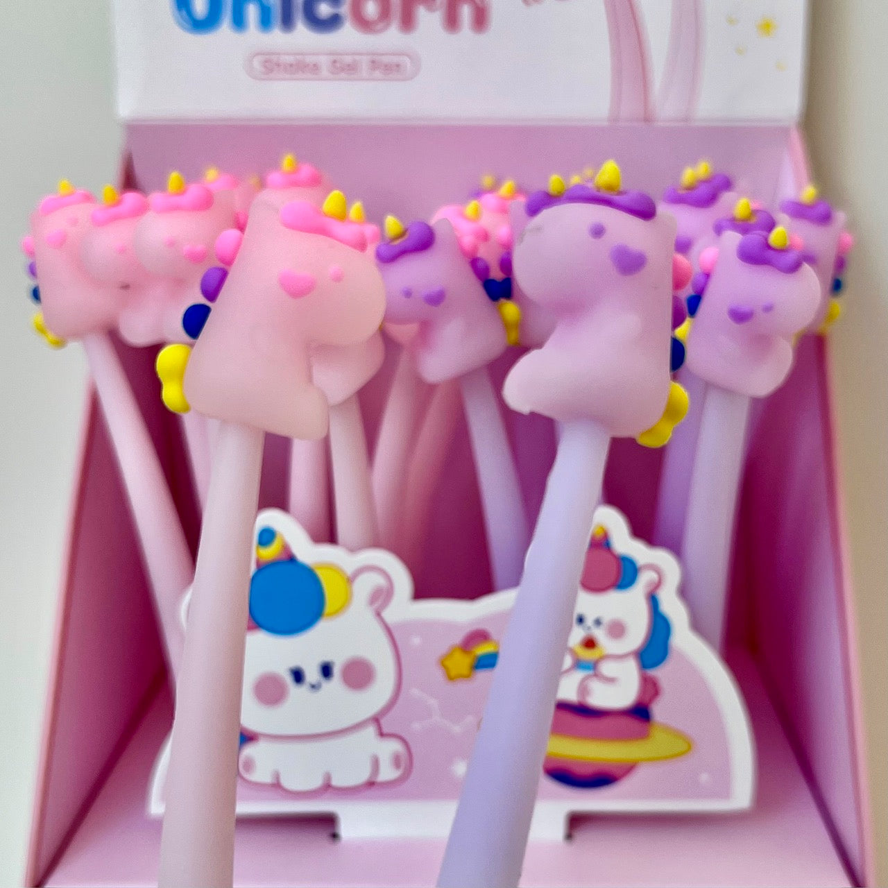 22610 UNICORN WIGGLE GEL PEN-24