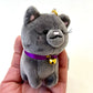 X 63331 CRUX BLACK CAT PLUSH CHARM-DISCONTINUED