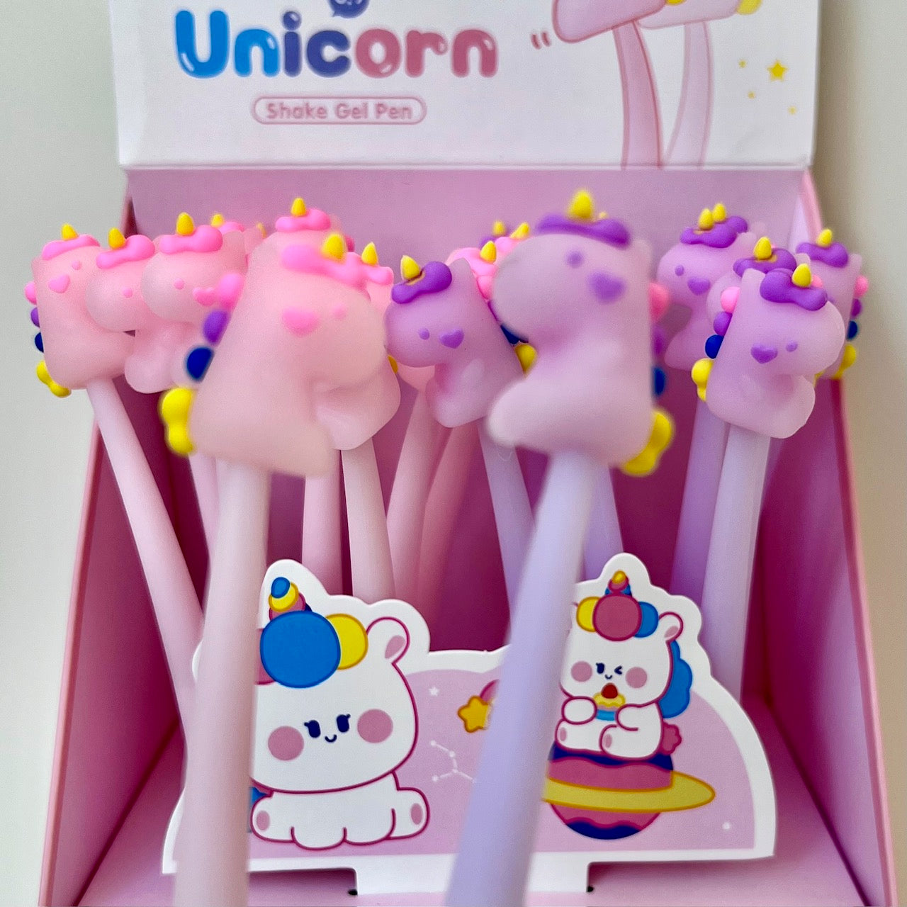 22610 UNICORN WIGGLE GEL PEN-24