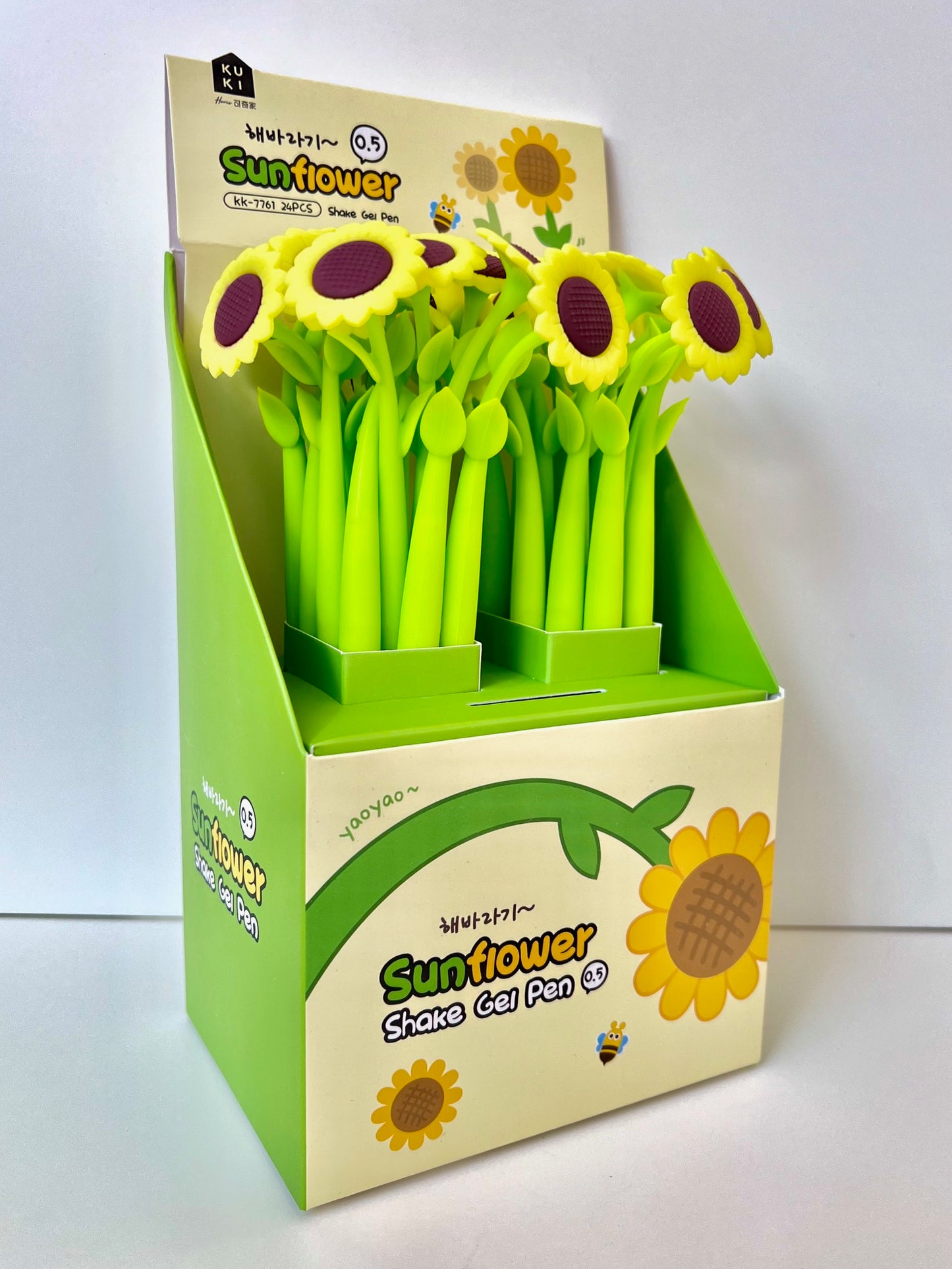 22613 SUNFLOWER FLOWER WIGGLE GEL PEN-24