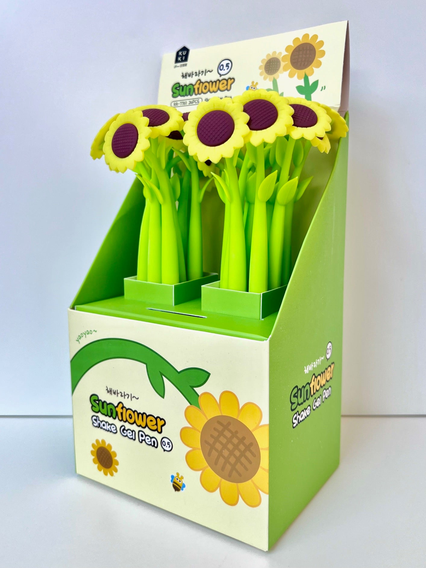 22613 SUNFLOWER FLOWER WIGGLE GEL PEN-24