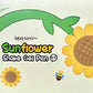 22613 SUNFLOWER FLOWER WIGGLE GEL PEN-24