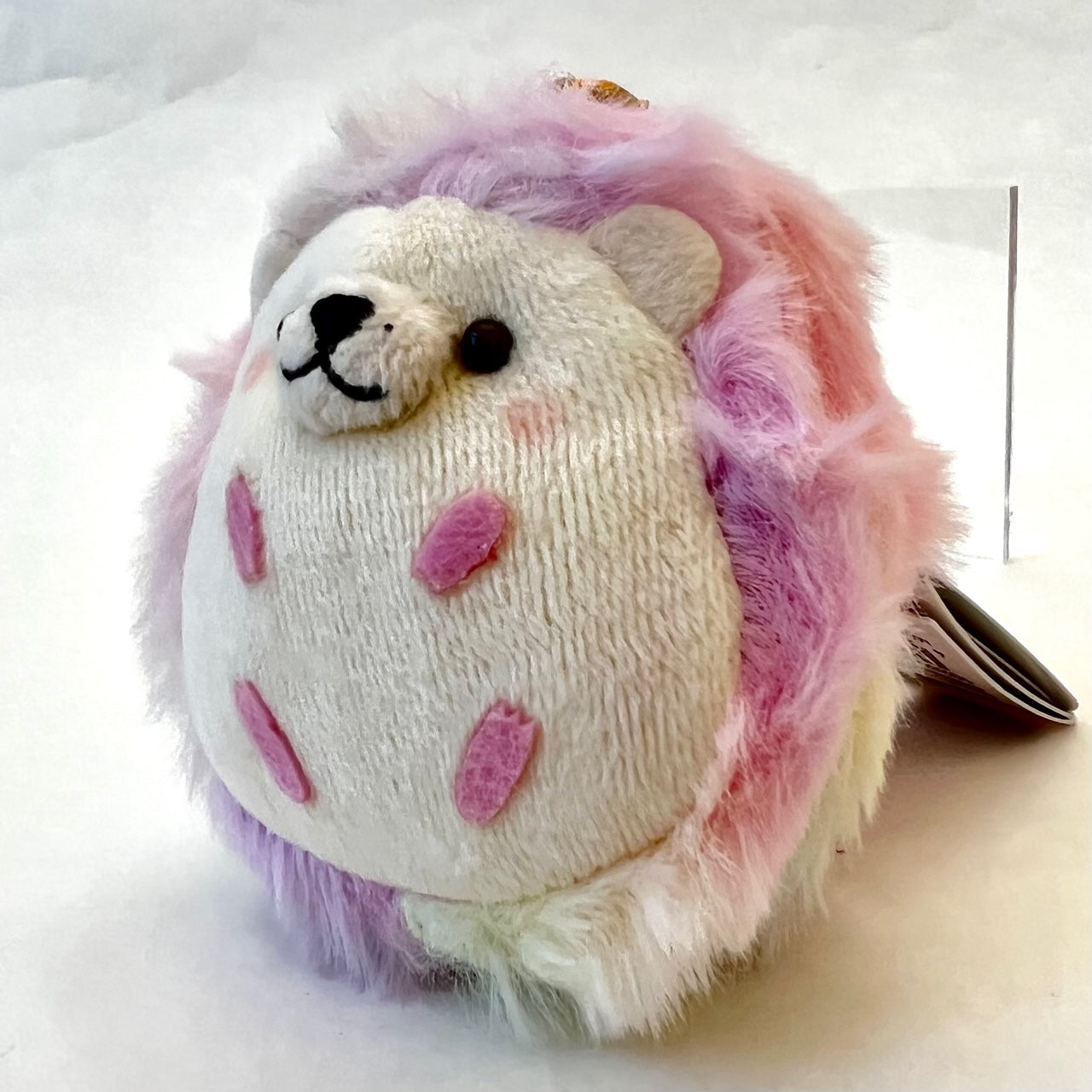 63339 CRUX RAINBOW HEDGEHOG PLUSH CHARM-3