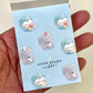 211703 Kamio Bear Penguin Good Night Mini Notepad-10