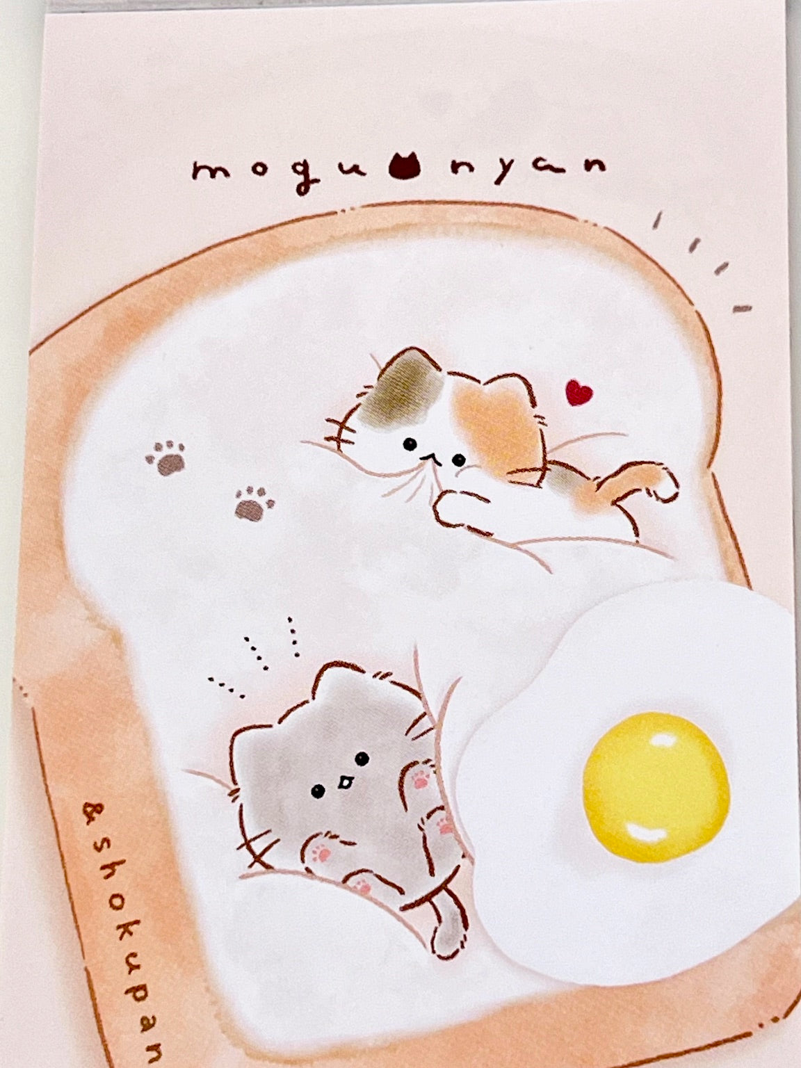 X 217434 Cat Toast Mini Notepad-DISCONTINUED