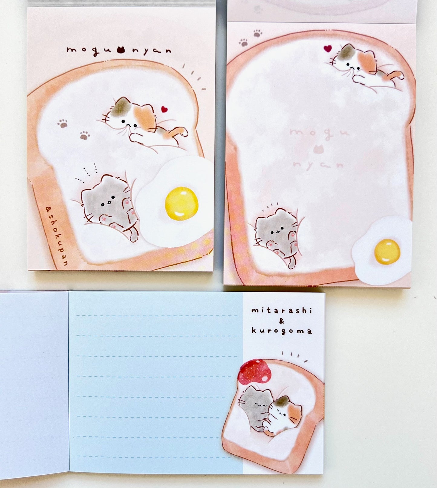 X 217434 Cat Toast Mini Notepad-DISCONTINUED