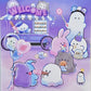 124124 Sweets Wagon Mini Notepad-10