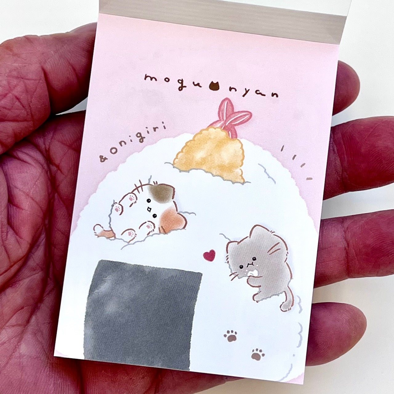 217435 Riceball Cat Mini Notepad-10