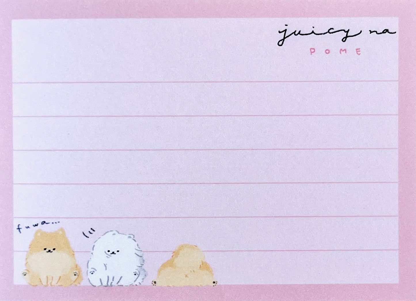 217518 Fluffy Puppy Mini Notepad-10