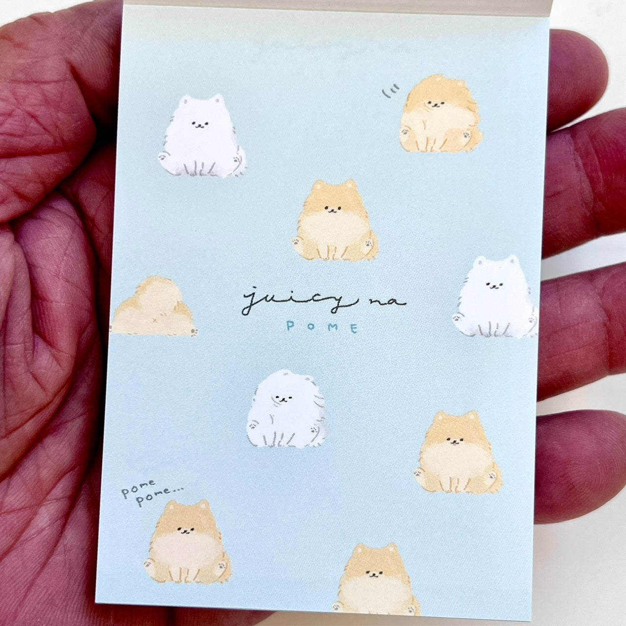 217518 Fluffy Puppy Mini Notepad-10