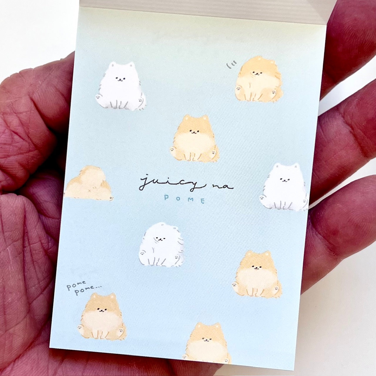 217518 Fluffy Puppy Mini Notepad-10