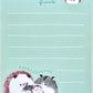 80080 Q-Lia Hedgehog and Hamster Mugyutto Mini Notepad-10