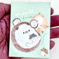 80080 Q-Lia Hedgehog and Hamster Mugyutto Mini Notepad-10