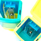 333352 IWAKO Cube Pencil Sharpener Green/Yellow-5