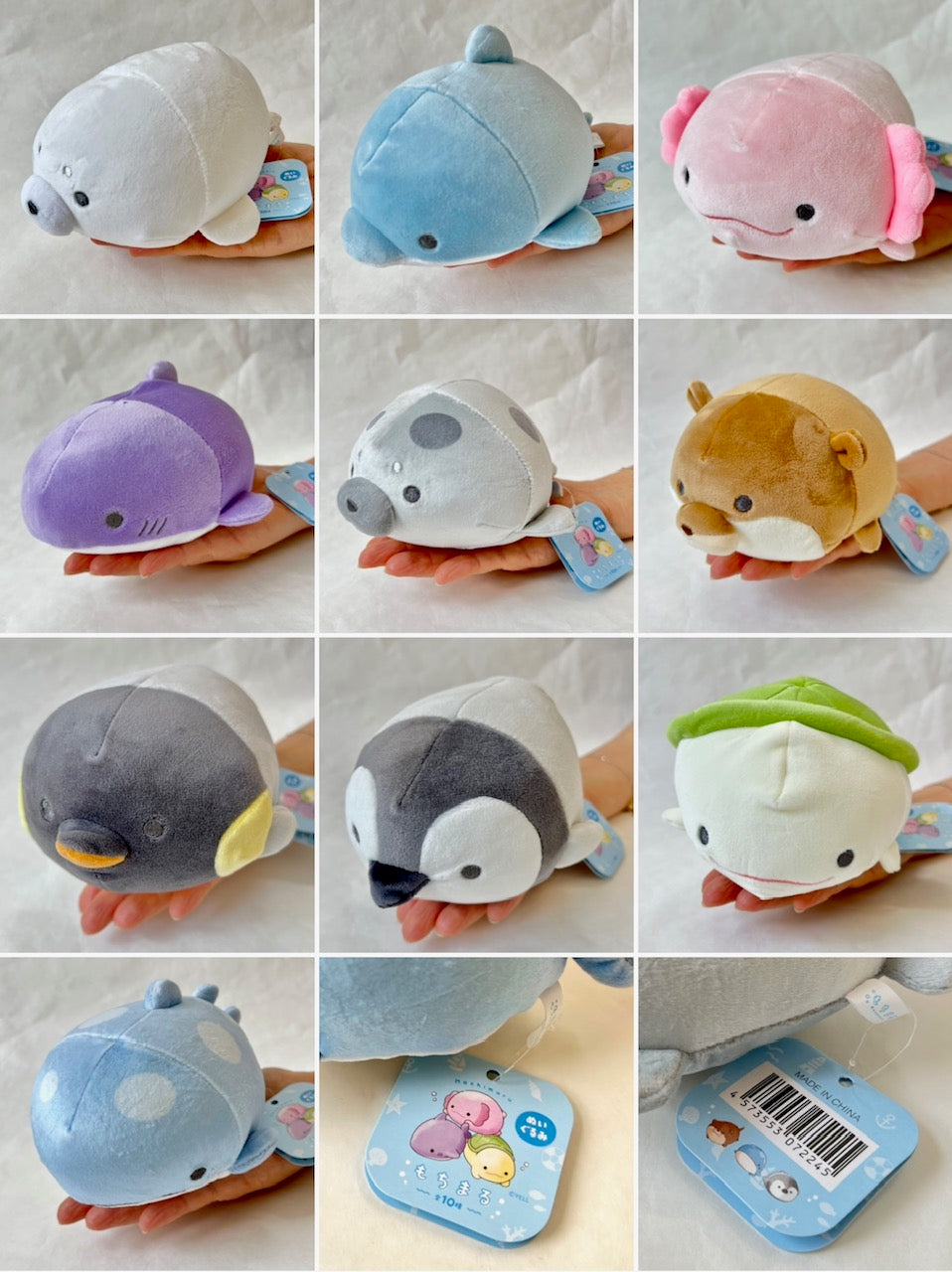 63411 ROUND SEALIFE ANIMALS PLUSH-10