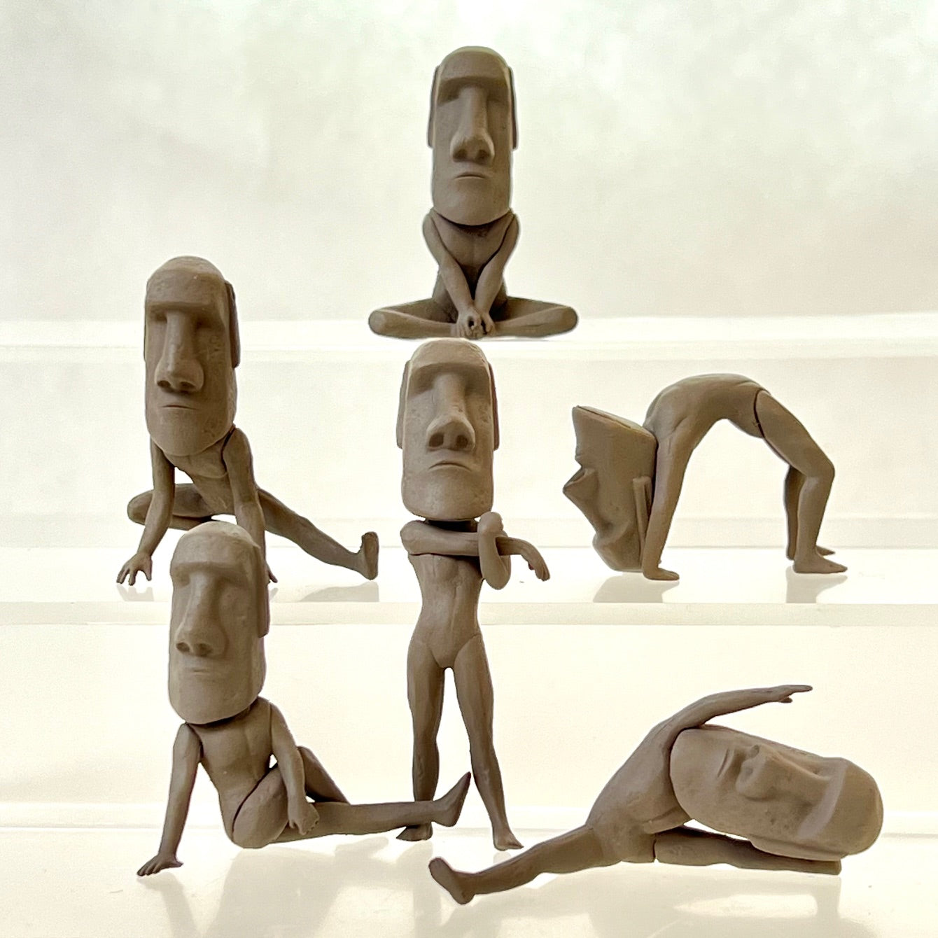70322 Stretching Easter Island Moai Figurines Vol. 2 Capsule-6