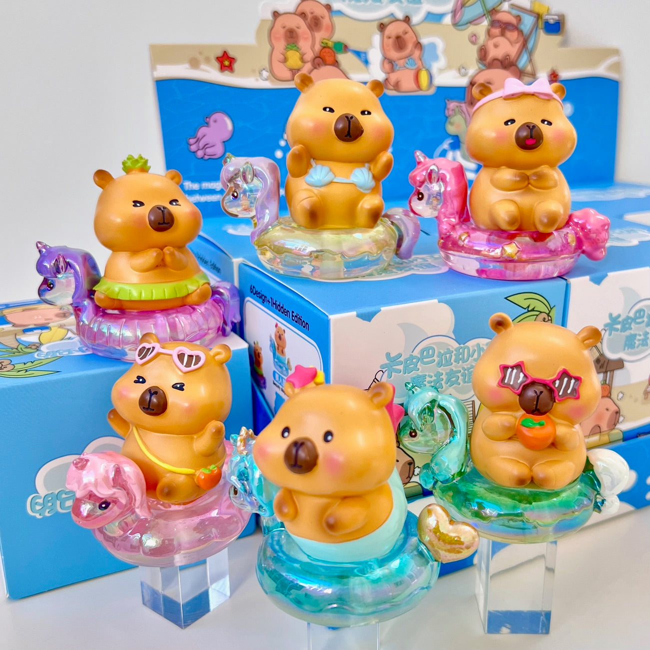 71201 CAPYBARA BEACH FIGURINE BLIND BOX-6