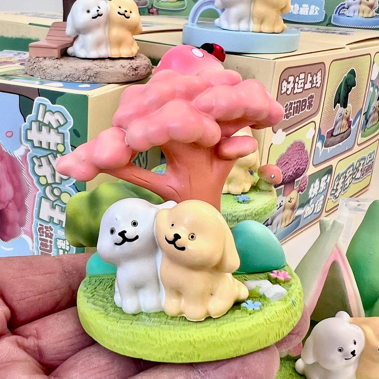 71204 PUPPY LANDSCAPE FIGURINE BLIND BOX-6