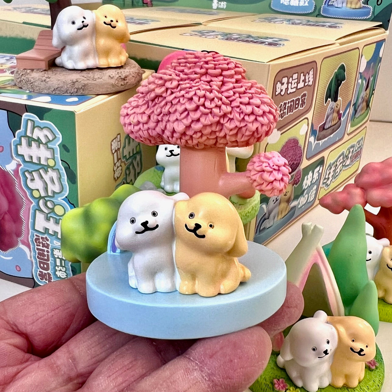 71204 PUPPY LANDSCAPE FIGURINE BLIND BOX-6