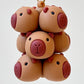 12168 CAPYBARA FAMILY KEY CHARM-12