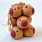 12168 CAPYBARA FAMILY KEY CHARM-12