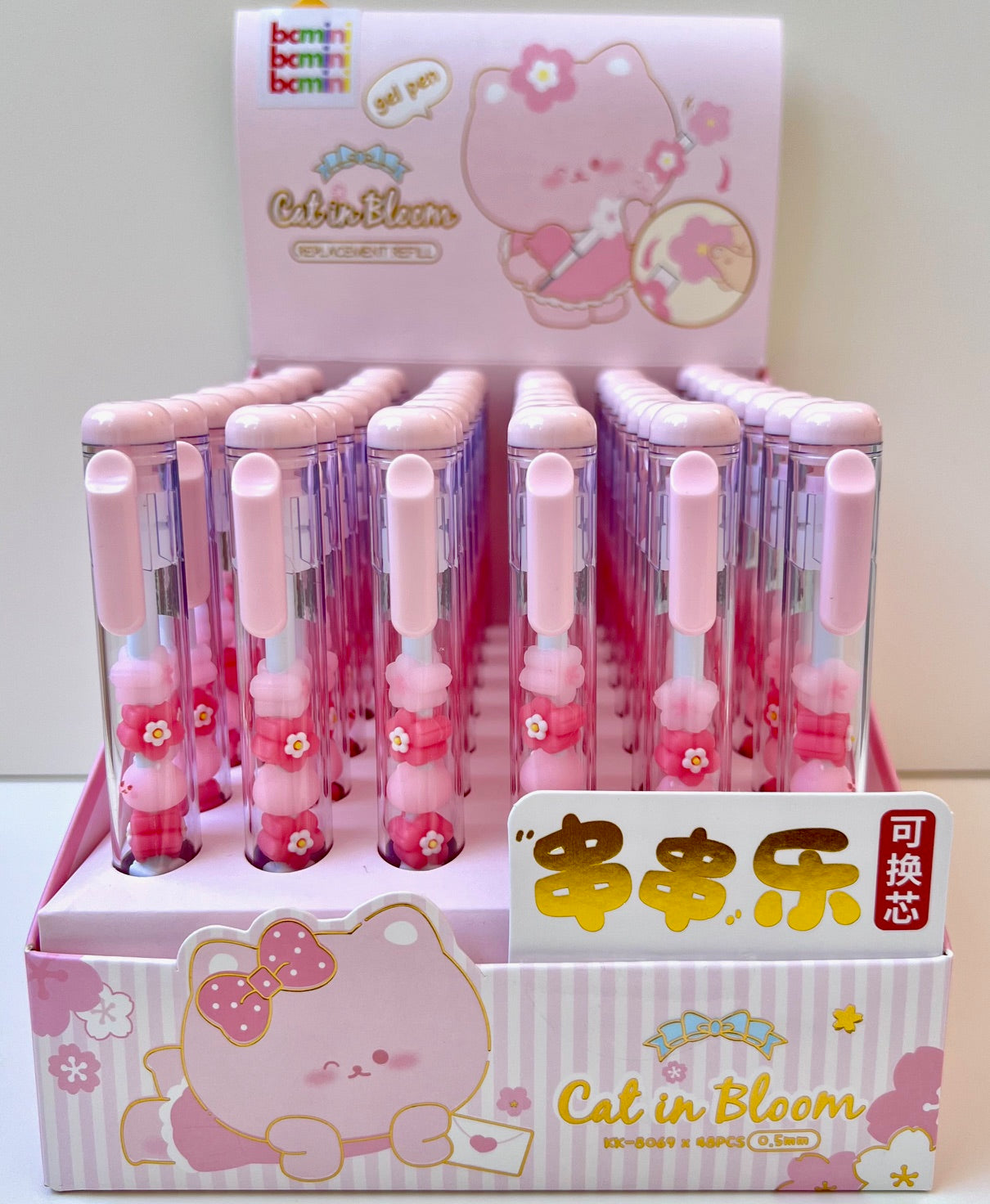 22620 SAKURA CAT GEL PEN-48