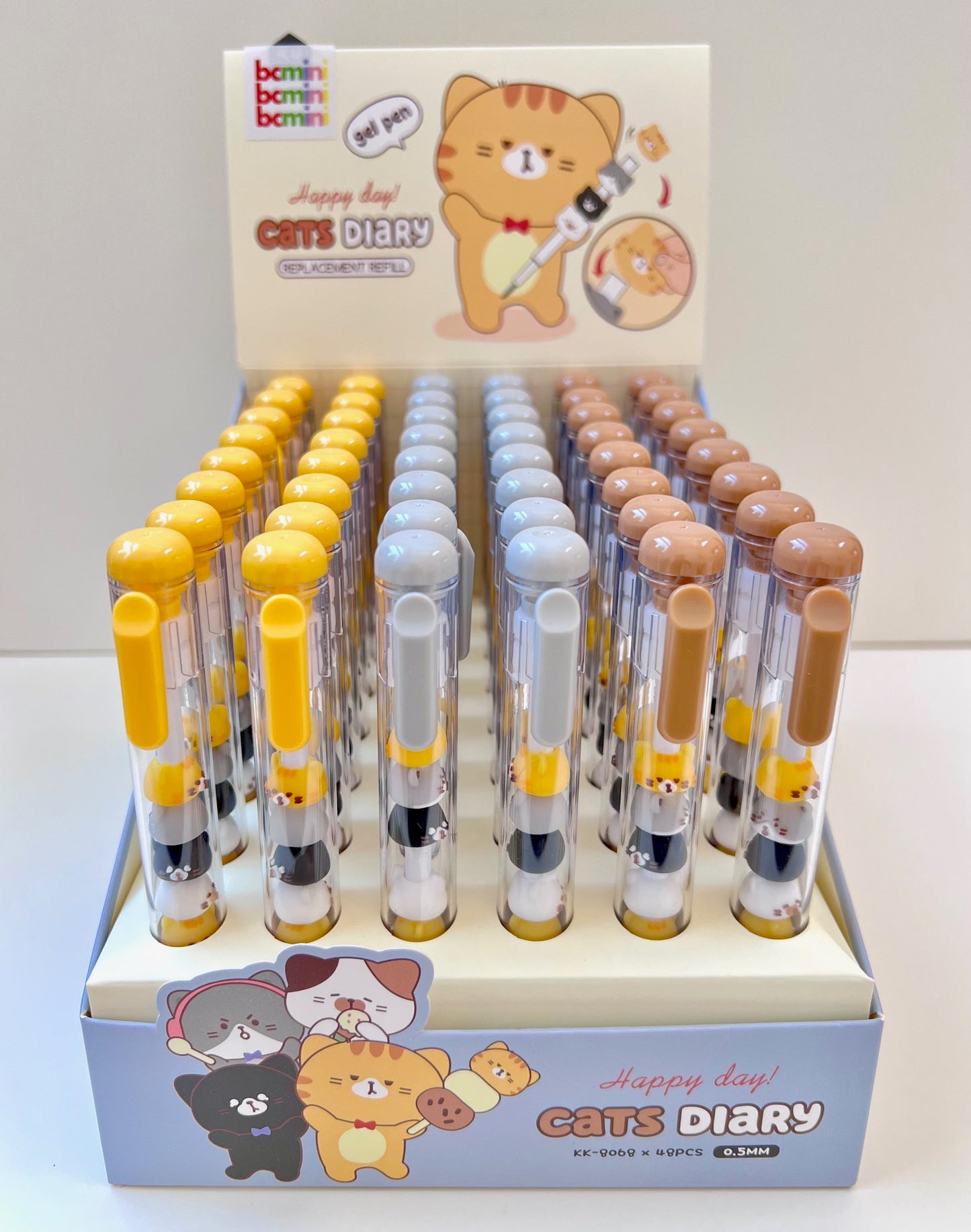 22621 CAT STACK GEL PEN-48