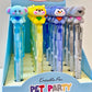 22626 PET PARTY RETRACTABLE GEL PEN-24