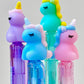 22629 UNICORN RETRACTABLE GEL PEN-24