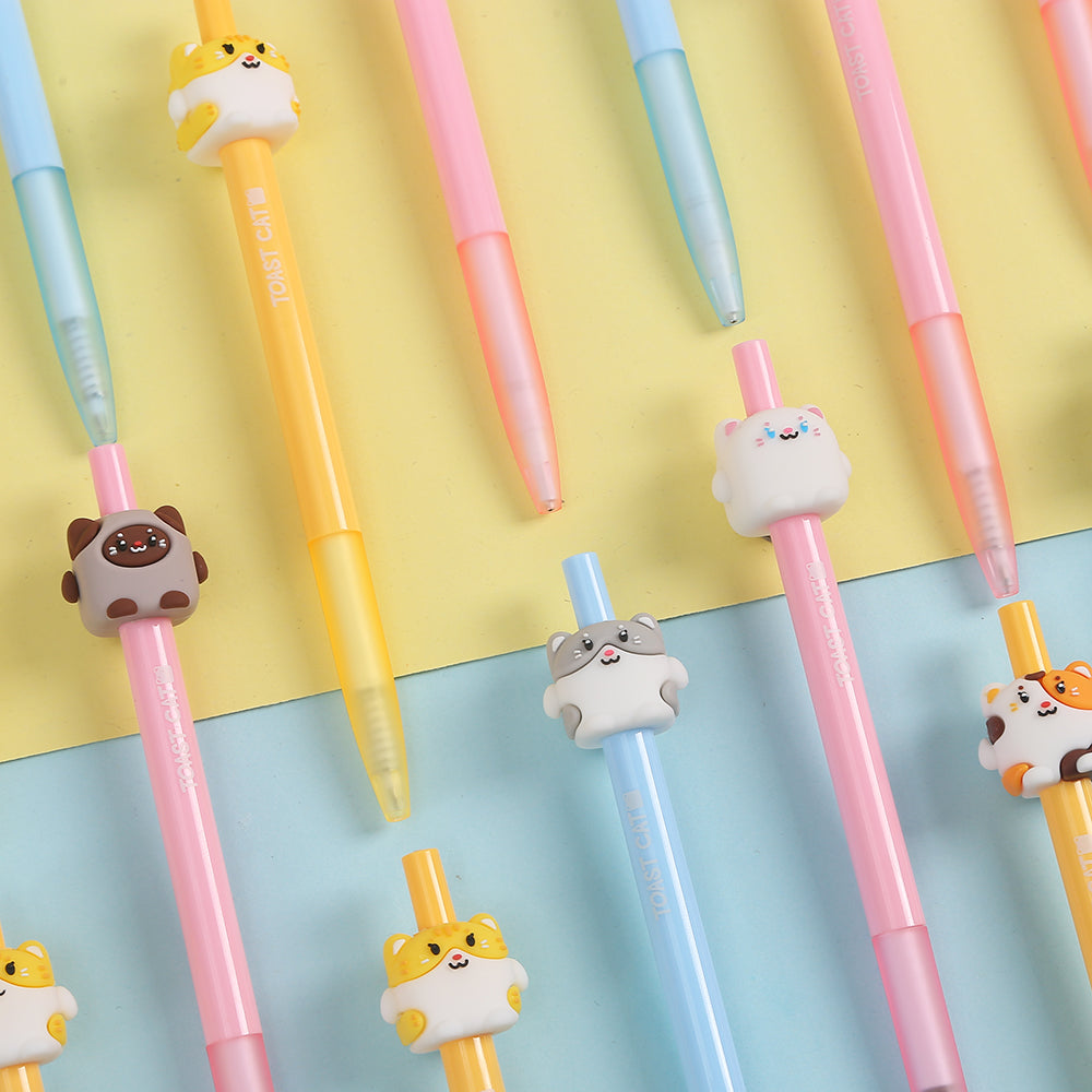 22604 TOAST CATS RETRACTABLE GEL PEN-36