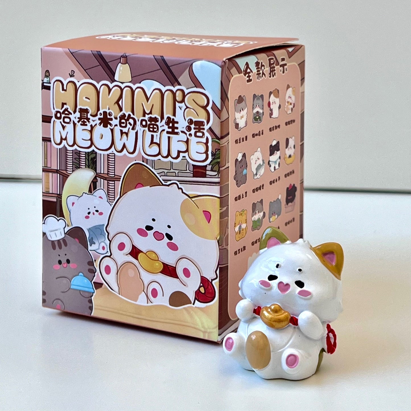 71019 KITTEN HAKIMI'S MEOW LIFE CAT FIGURINE BLIND BOX-12