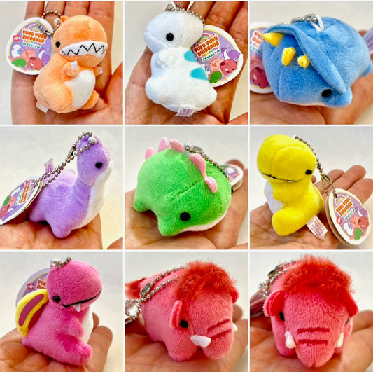 63436 YURU DINOSAUR MINI PLUSH CHARMS-8