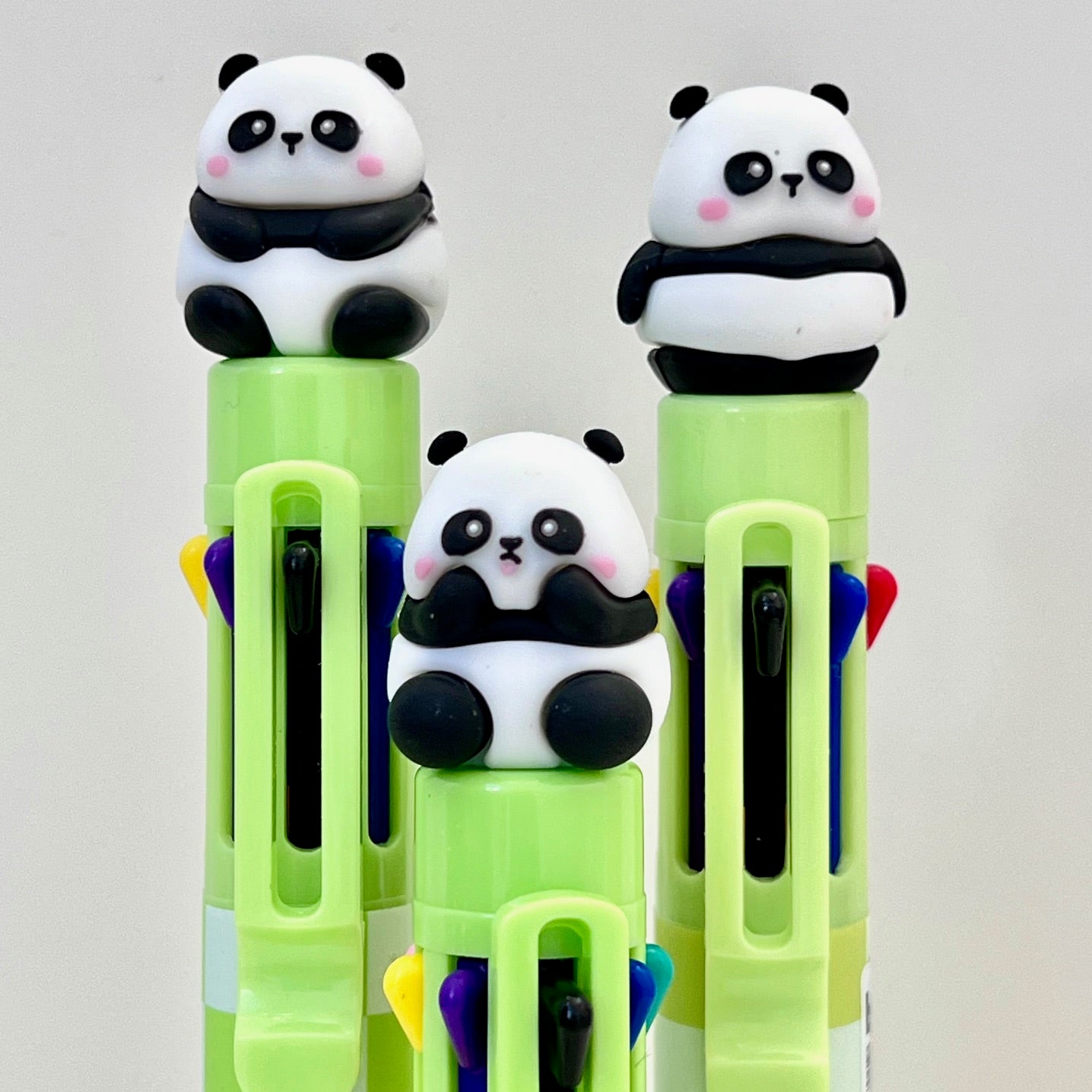 23023 PANDA 8-COLOR RETRACTABLE BALL PEN-24