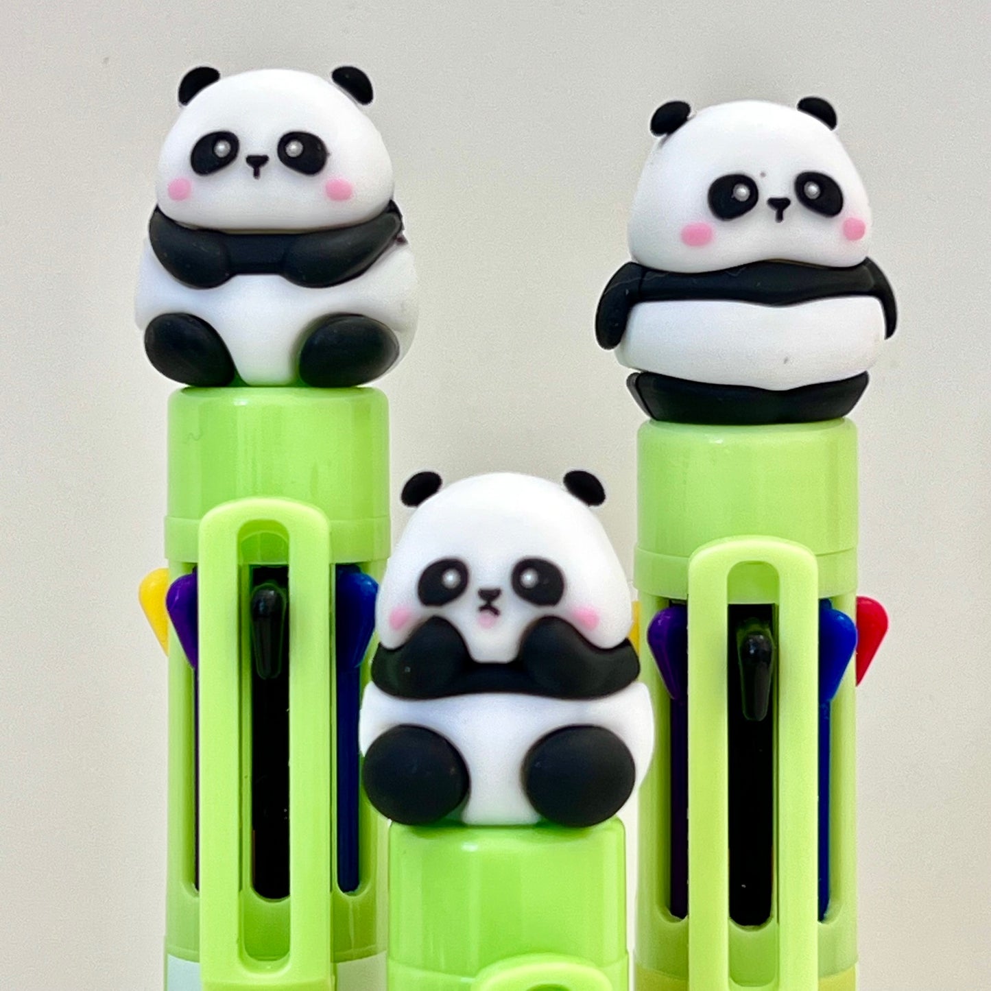 23023 PANDA 8-COLOR RETRACTABLE BALL PEN-24