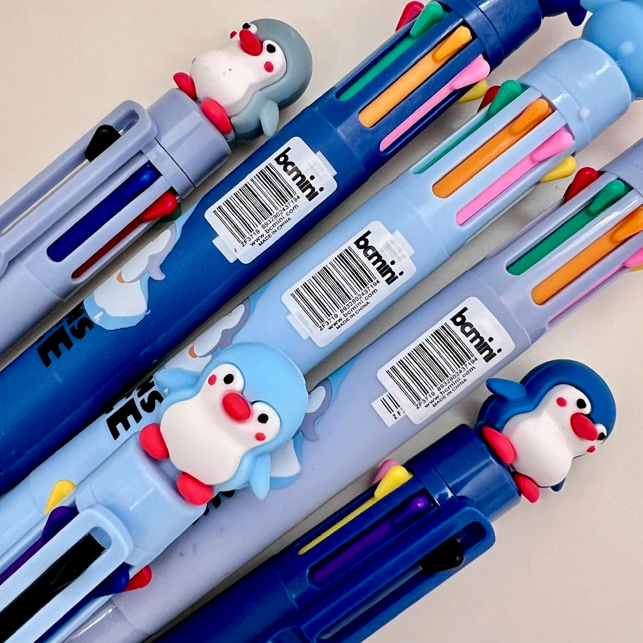 23025 PENGUIN 8-COLOR RETRACTABLE BALL PEN-24