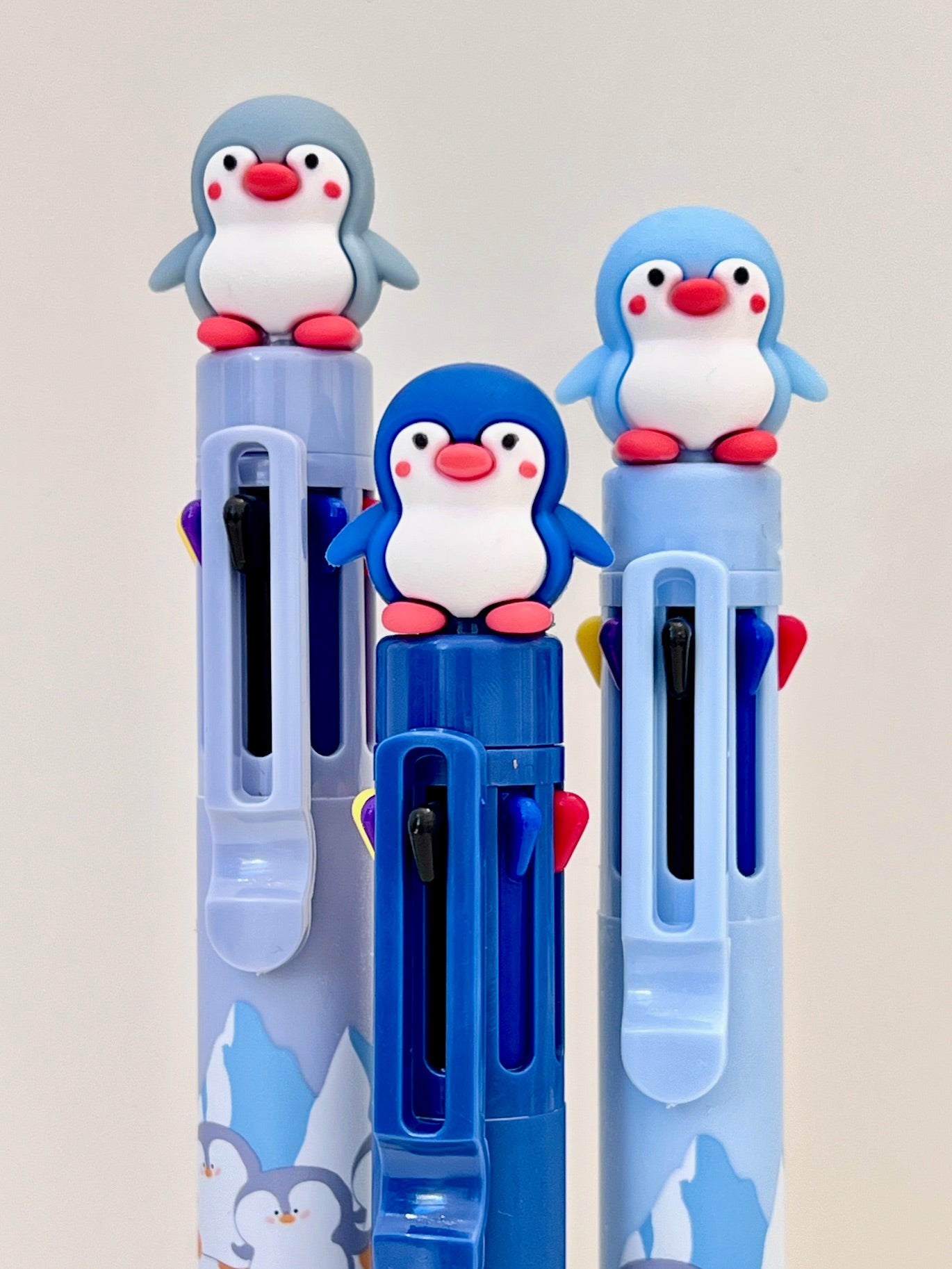 23025 PENGUIN 8-COLOR RETRACTABLE BALL PEN-24