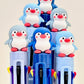 23025 PENGUIN 8-COLOR RETRACTABLE BALL PEN-24