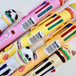 23027 ANIMAL BURGER 8-COLOR RETRACTABLE BALL PEN-24