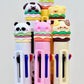 23027 ANIMAL BURGER 8-COLOR RETRACTABLE BALL PEN-24