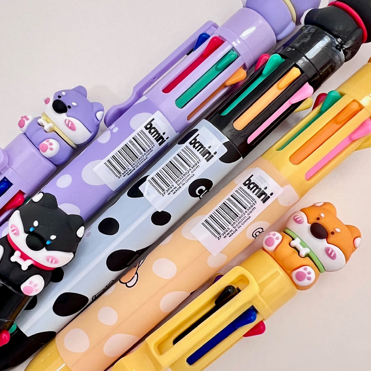 23028 DOG 8-COLOR RETRACTABLE BALL PEN-24