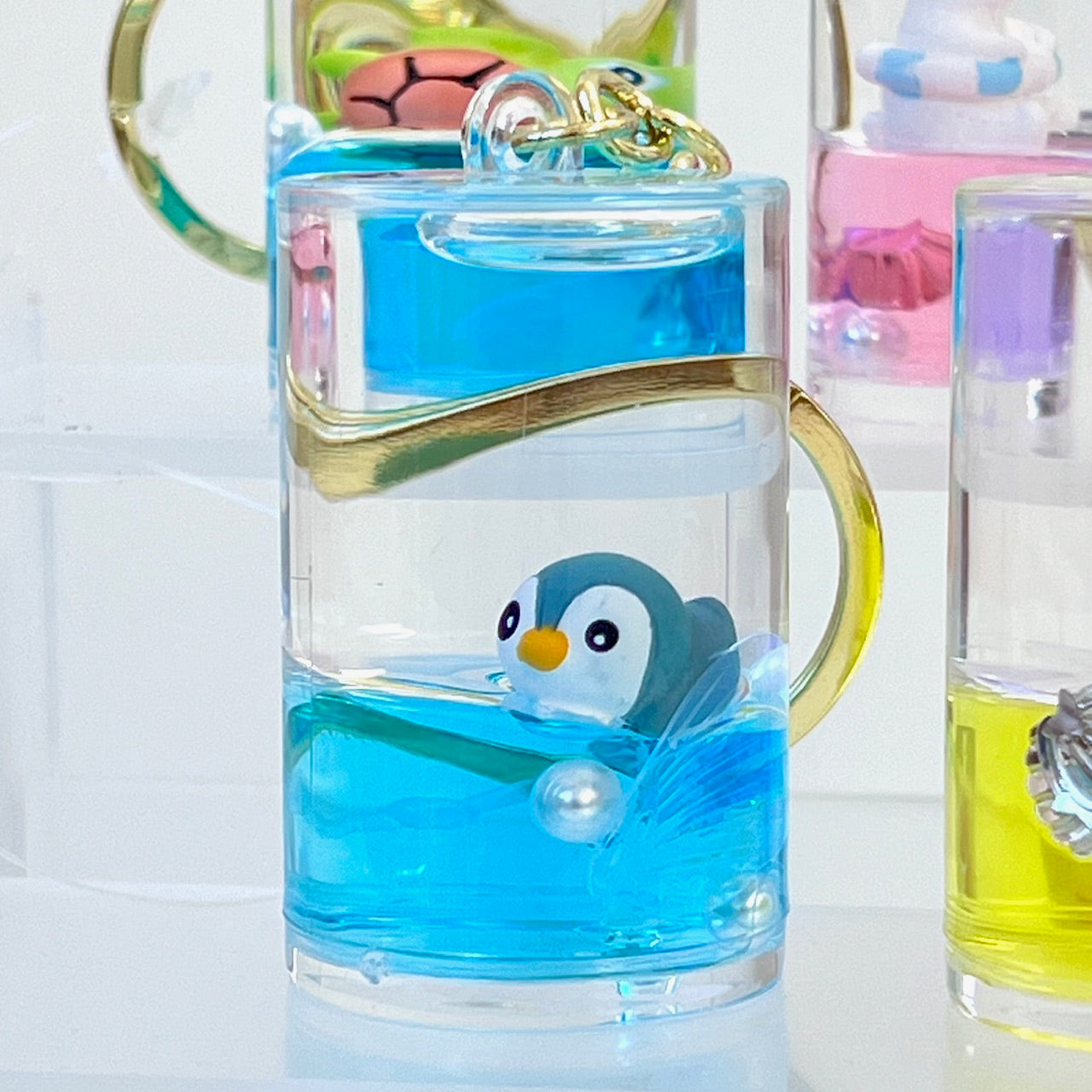 12116 SEA ANIMAL CAN FLOATY KEY CHARM-12