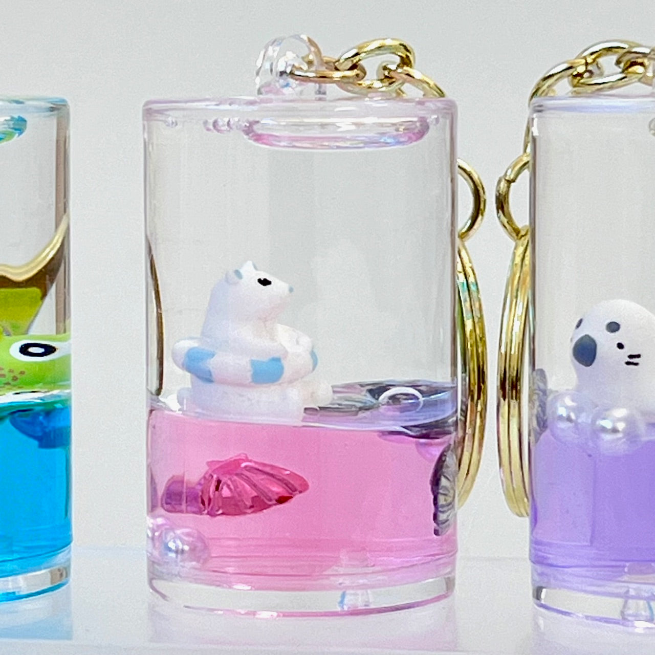 12116 SEA ANIMAL CAN FLOATY KEY CHARM-12