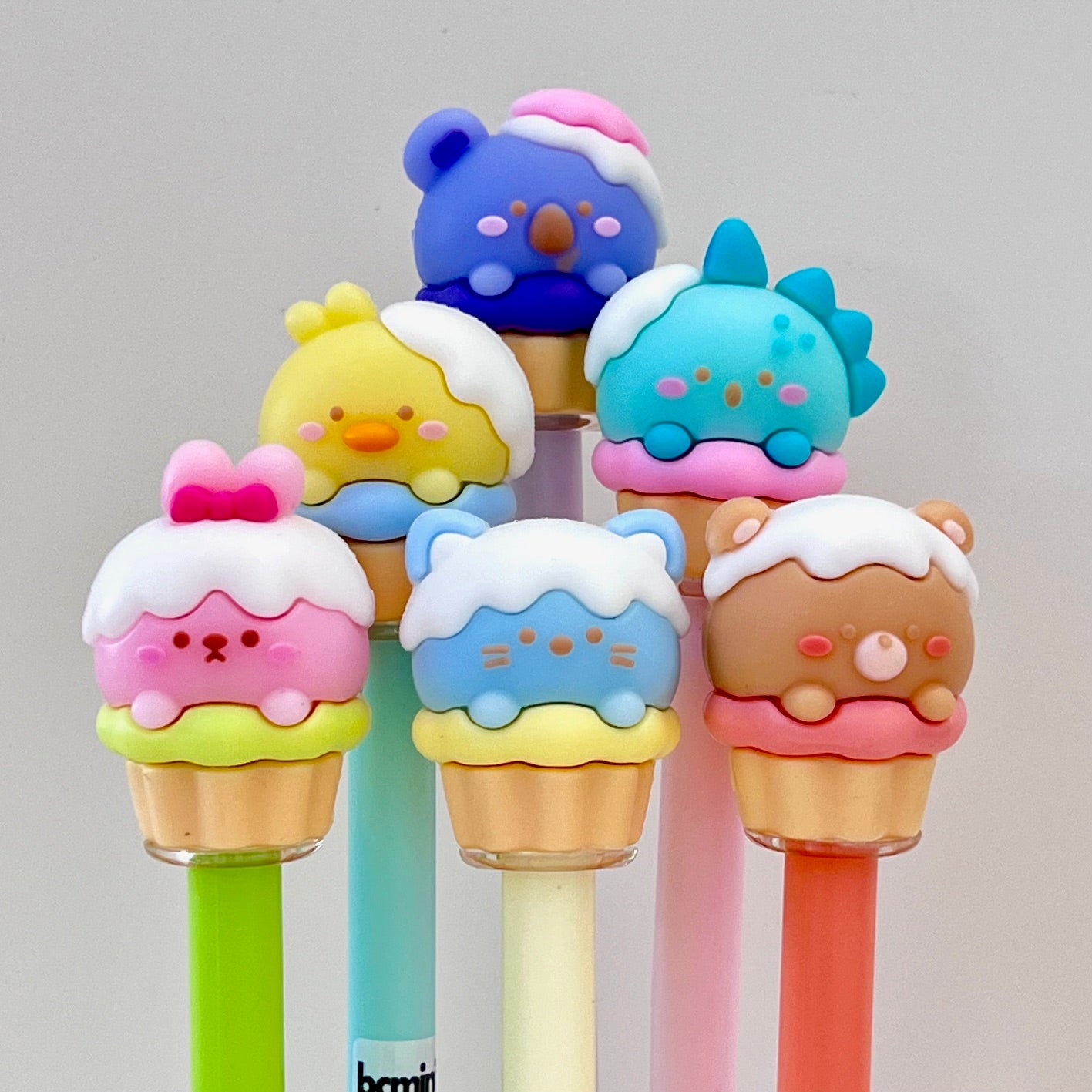 22666 CUPCAKE ANIMAL GEL PEN-36