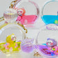 12114 KITTY PERFUME BOTTLE FLOATY KEY CHARM-12