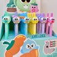 22673 CUTE BIRD CHICKS RETRACTABLE GEL PEN-36