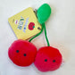 63404 FRUITS AND VEGGIES PLUSH CHARMS-24