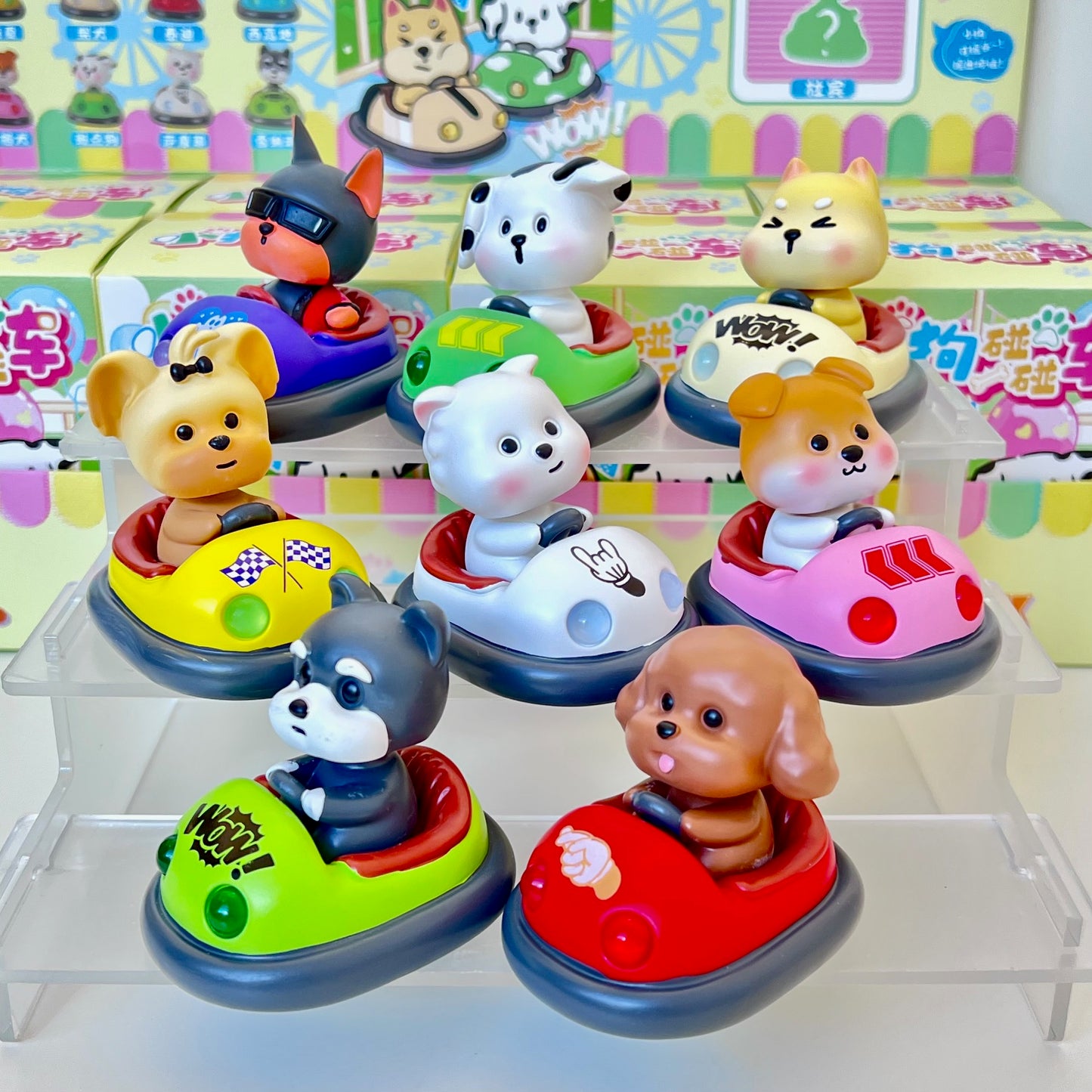 71215 BUMPER CAR ANIMALS FIGURINE BLIND BOX-8